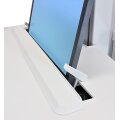 Ergotron StyleView - Multimedia-Wagen - Aluminium - Grau - Weiß - Aluminium - Kunststoff - Zink Stahl - Laptop - 9,5 kg - 43,9 cm (17.3")