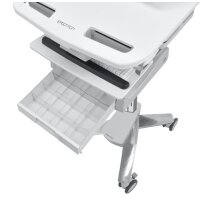 Ergotron StyleView - Multimedia-Wagen - Aluminium - Grau - Weiß - Aluminium - Kunststoff - Zink Stahl - Laptop - 9,1 kg - 43,9 cm (17.3")