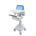 Ergotron StyleView - Multimedia-Wagen - Aluminium - Grau - Weiß - Aluminium - Kunststoff - Zink Stahl - Laptop - 9,1 kg - 43,9 cm (17.3")