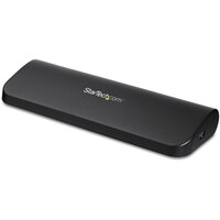StarTech.com Dual Monitor USB 3.0 Laptop Docking Station mit HDMI/DVI/VGA, 3x USB-A Hub, G