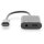 DIGITUS AK-300400-002-S - USB Type-C Verteilerkabel, Typ C - 3.5mm+Typ C St/Bu/Bu, 0.2m, Gen2, 5A, 10GB, Vers. 3.1, CE, sw