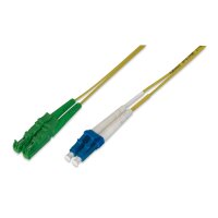 DIGITUS AL-9E2000LC-02-I - LWL Patchkabel, Duplex, E2000 (APC) zu LC (UPC) R+M, SM OS2 09/125 µ, 2 m