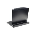 DIGITUS DS-72210-2GE - Modulare Konsole mit 17" TFT (43,2cm), 8-Port KVM & Touchpad, DE Tastatur, RAL 9005 sw