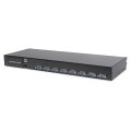 DIGITUS DS-72210-2GE - Modulare Konsole mit 17" TFT (43,2cm), 8-Port KVM & Touchpad, DE Tastatur, RAL 9005 sw