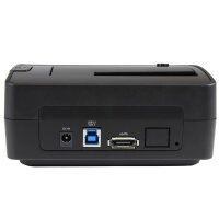 StarTech.com 1-Bay USB 3.1 / eSATA auf SATA Festplatten Dockingstation - Externer USB 3.1 (10 Gbit/s) Festplatten Dock - 2,5/3,5" SATA III HDD/SSD Top-Loading Laufwerksschacht - HDD - SSD - SATA - Serial ATA II - Serial ATA III - 2.5,3.5" - 6 TB - USB 3.2