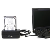 StarTech.com USB 3.0 auf SATA Festplatten Dockingstation - USB 3.0 (5 Gbit/s) Festplatten Dock - Externe 2.5/3.5" SATA I/II/III HDD/SSD Dockingstation - Top-Loading Festplattenschacht - HDD - SSD - SATA - Serial ATA II - Serial ATA III - 2.5,3.5" - 4 TB -