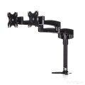 StarTech.com Dual Monitorhalterung mit verstellbaren Armen - Monitor Tischhalterung höhenverstellbar - Klemme - 13,6 kg - 30,5 cm (12") - 61 cm (24") - 100 x 100 mm - Schwarz