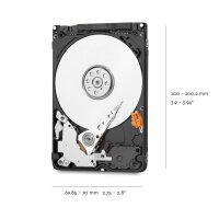 WD BLUE 2 TB - 2.5 Zoll - 2000 GB - 5400 RPM
