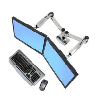 Ergotron LX Series 45-245-026 - Klemme /Bolzen - 18,1 kg - 68,6 cm (27") - 100 x 100 mm - Höhenverstellung - Silber