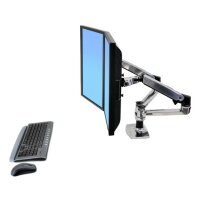 Ergotron LX Series 45-245-026 - Klemme /Bolzen - 18,1 kg - 68,6 cm (27") - 100 x 100 mm - Höhenverstellung - Silber