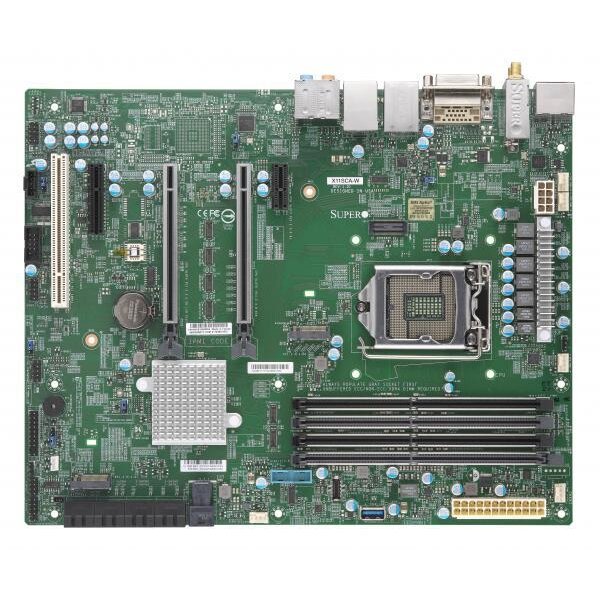 Supermicro X11SCA-W - ATX - Intel C246 - LGA 1151 (Socket H4) - DDR4-SDRAM - Serial ATA III - UEFI