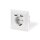 DIGITUS DA-70613 - Schutzkontakt Steckdose, 2x USB, USB Ges. Leistung 5V 2.1A, Eingang: AC 250V 50Hz, RAL 9003