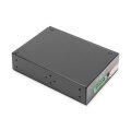 DIGITUS DN-651108 - Industrial Gigabit Ethernet Switch 8-port, DIN rail, erweiterter Temperaturbereich