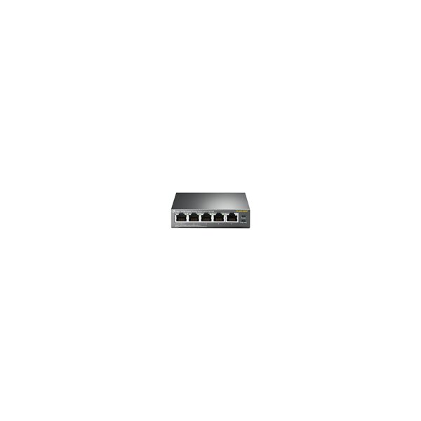 TP-LINK TL-SG1005P ungemanaged Gigabit Ethernet (10/100/1000) Energie Über Ethernet (PoE) Unterstützung Schwarz Netzwerk-Switch