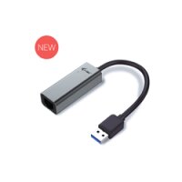 i-tec Metal USB 3.0 Gigabit Ethernet Adapter - Kabelgebunden - USB - Ethernet - 1000 Mbit/s - Schwarz - Grau