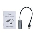 i-tec Metal USB 3.0 Gigabit Ethernet Adapter - Kabelgebunden - USB - Ethernet - 1000 Mbit/s - Schwarz - Grau