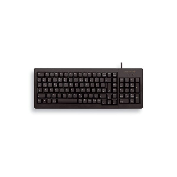 Cherry XS G84-5200 COMPACT KEYBOARD - Kabelgebunden - USB/PS2 - Schwarz (QWERTZ - DE) - Volle Größe (100%) - Kabelgebunden - USB - QWERTZ - Schwarz