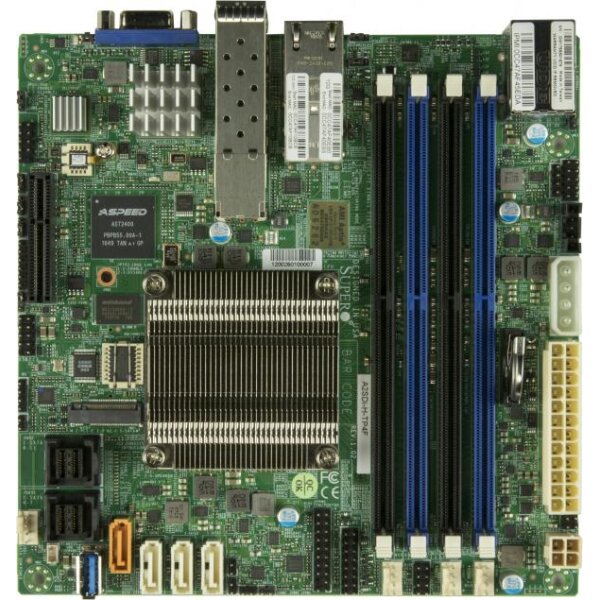 Supermicro Motherboard A2SDi-H-TP4F bulk pack - Mainboard - 256 GB