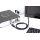 DIGITUS DK-330123-050-S - HDMI Premium High Speed Anschlusskabel, Typ A St/St, 5.0m, m/Ethernet, Ultra HD 60p, gold, sw