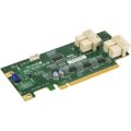 Supermicro AOC-SLG3-4E4R - PCIe - SAS - Niedriges Profil - PCIe 3.0 - Grün - 12,8 Gbit/s