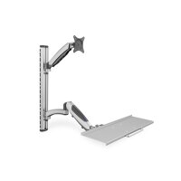 DIGITUS Arbeitsplatz (Monitor, Tastatur, Maus) Wandmontage