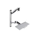 DIGITUS Arbeitsplatz (Monitor, Tastatur, Maus) Wandmontage