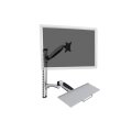 DIGITUS Arbeitsplatz (Monitor, Tastatur, Maus) Wandmontage