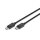 DIGITUS AK-340106-010-S - DisplayPort Anschlusskabel, DP St/St, 1.0m, m/Verriegelung,UHD 8K,Vers.1.3/1.4,sw