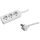 Steckdosenleiste  3 fach weiss SKU8755,3m Kabel, o.Schalter