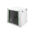 DIGITUS DN-19-12U-6/6-EC - 12HE Wandgehäuse, Dynamic Basic 607x600x600 mm, Farbe Grau (RAL 7035)