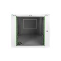 DIGITUS DN-19-12U-6/6-EC - 12HE Wandgehäuse, Dynamic Basic 607x600x600 mm, Farbe Grau (RAL 7035)
