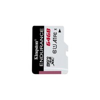 Kingston High Endurance - 64 GB - MicroSD - Klasse 10 - UHS-I - 95 MB/s - 30 MB/s
