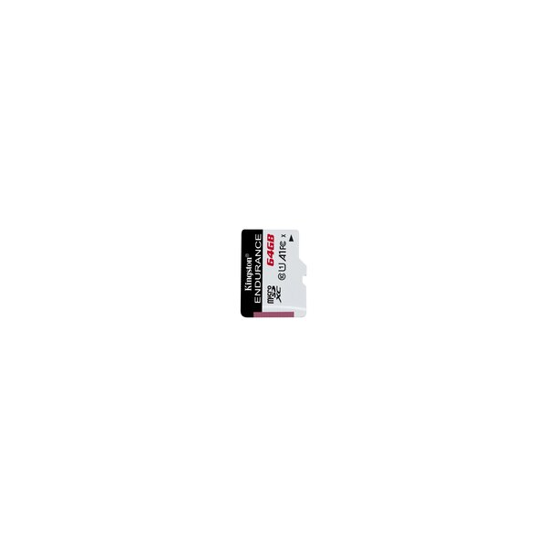 Kingston High Endurance - 64 GB - MicroSD - Klasse 10 - UHS-I - 95 MB/s - 30 MB/s