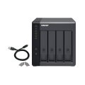 QNAP TR-004 - HDD / SSD-Gehäuse - 2.5/3.5" - Serial ATA II - Serial ATA III - 3 Gbit/s - Hot-Swap - Schwarz