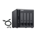 QNAP TR-004 - HDD / SSD-Gehäuse - 2.5/3.5" - Serial ATA II - Serial ATA III - 3 Gbit/s - Hot-Swap - Schwarz