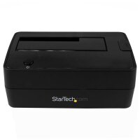 StarTech.com USB 3.1 Gen 2 (10Gbps) 1-Bay Dock for 2.5"/3.5" SATA SSD/HDD - Speicher-Controller mit Datenanzeige, Netzanzeige - 6.4 cm, 8.9 cm (2.5", 3.5")