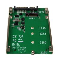 StarTech.com M.2 SATA SSD auf 2.5 Zoll SATA Adapter - M.2...