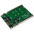 StarTech.com M.2 SATA SSD auf 2.5 Zoll SATA Adapter - M.2 NGFF auf SATA Konverter - 7mm - Open-Frame Gehäuse - M2 Festplattenadapter - Nicht kompatibel mit NVMe - SATA - M.2 - Grün - CE - FCC - 6 Gbit/s - -40 - 85 °C
