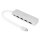 DIGITUS DA-70242-1 - 4-Port USB-C HUB + PD 4x USB 3.0, 1x PD Charging, Silber