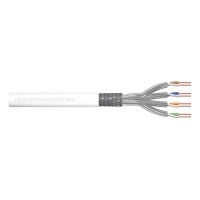 DIGITUS DK-1743-VH-305-MF-W - CAT 7 S-FTP Verlegekabel, 305 m, Box, AWG 26/1, 600 MHz, Dca, LSZH-3, Farbe RAL9003