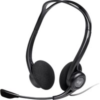 Logitech 960 USB Computer Headset - Kopfhörer - Kopfband - Anrufe & Musik - Schwarz - Binaural - 2,4 m