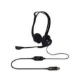 Logitech 960 USB Computer Headset - Kopfhörer - Kopfband - Anrufe/Musik - Schwarz - Binaural - 2,4 m