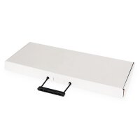 DIGITUS DN-19-PB-2U-SW - 2HE Wandmontage Patch-Halter,106x505x250 mm tiefenverstellbar, stapelbar, schwarz (RAL 9005)