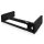 DIGITUS DN-19-PB-2U-SW - 2HE Wandmontage Patch-Halter,106x505x250 mm tiefenverstellbar, stapelbar, schwarz (RAL 9005)