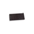 Cherry Slim Line Compact-Keyboard G84-4100 - Tastatur - Laser - 86 Tasten QWERTZ - Schwarz