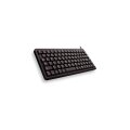 Cherry Slim Line Compact-Keyboard G84-4100 - Tastatur - Laser - 86 Tasten QWERTZ - Schwarz