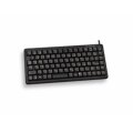Cherry Slim Line Compact-Keyboard G84-4100 - Tastatur - Laser - 86 Tasten QWERTZ - Schwarz