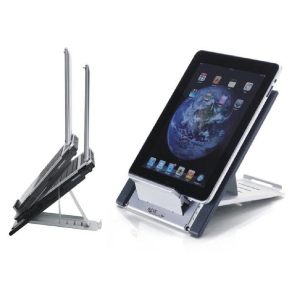 Neomounts NSLS100 Laptop-Halterung 10-22" - faltbar - kompakt - universal - Notebook-Armablage - Silber - Aluminium - 25,4 cm (10") - 55,9 cm (22") - 5 kg