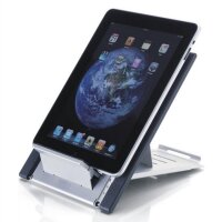 Neomounts NSLS100 Laptop-Halterung 10-22" - faltbar - kompakt - universal - Notebook-Armablage - Silber - Aluminium - 25,4 cm (10") - 55,9 cm (22") - 5 kg