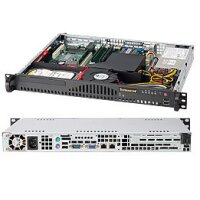 Supermicro SC512-203B - Rack - Server - Schwarz - ATX -...